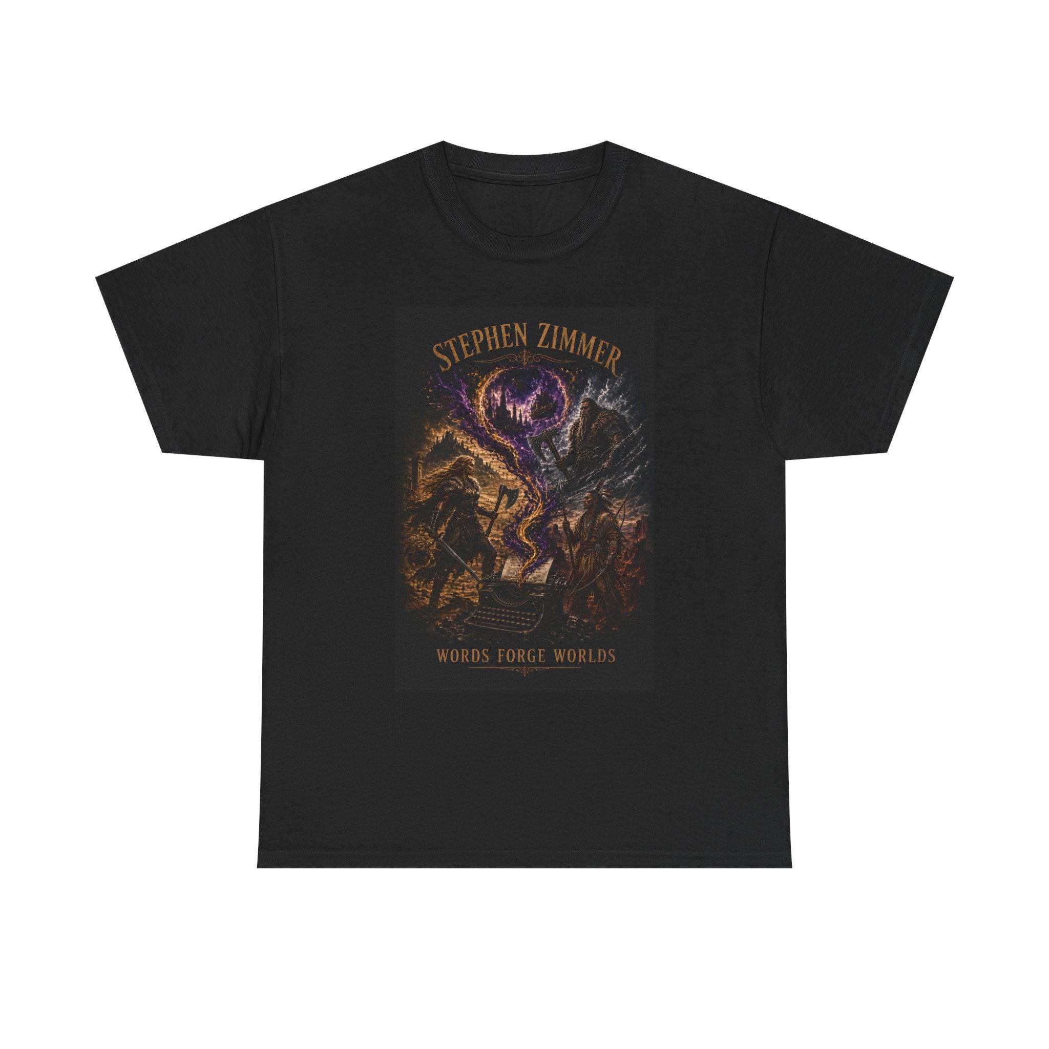 Stephen Zimmer "Words Forge Worlds" Graphic T-Shirt