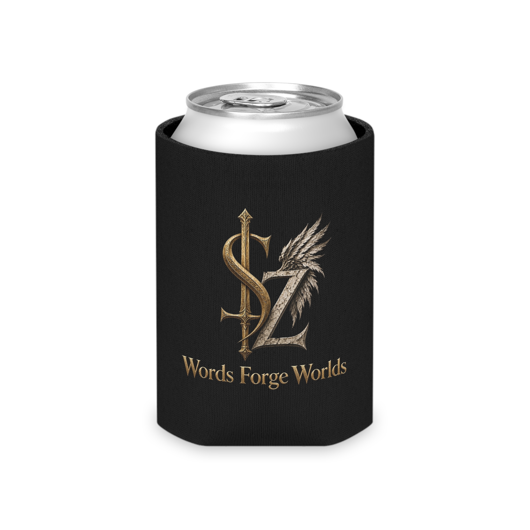 Words Forge Worlds Can Cooler/Koozie