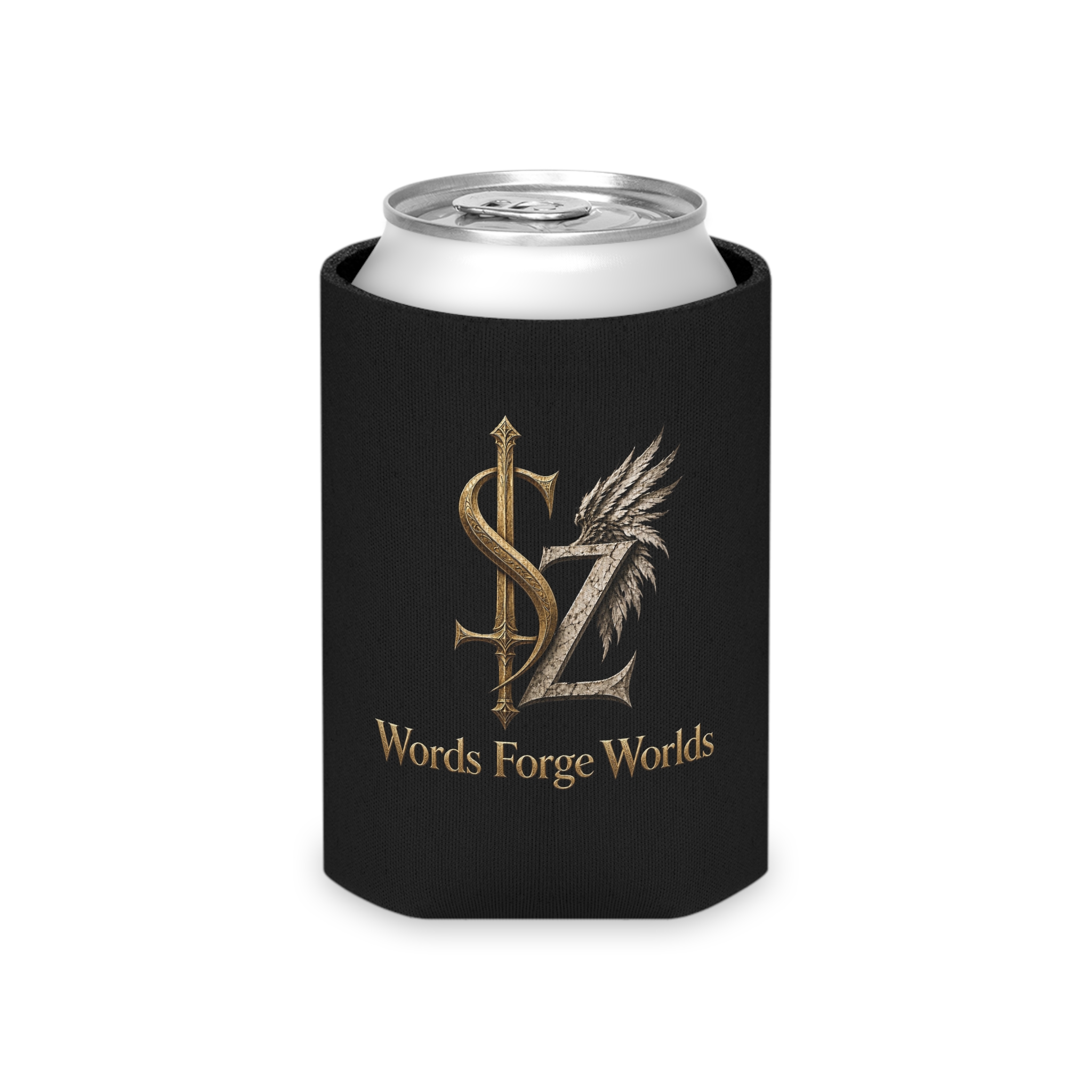 Words Forge Worlds Can Cooler/Koozie - Image 3