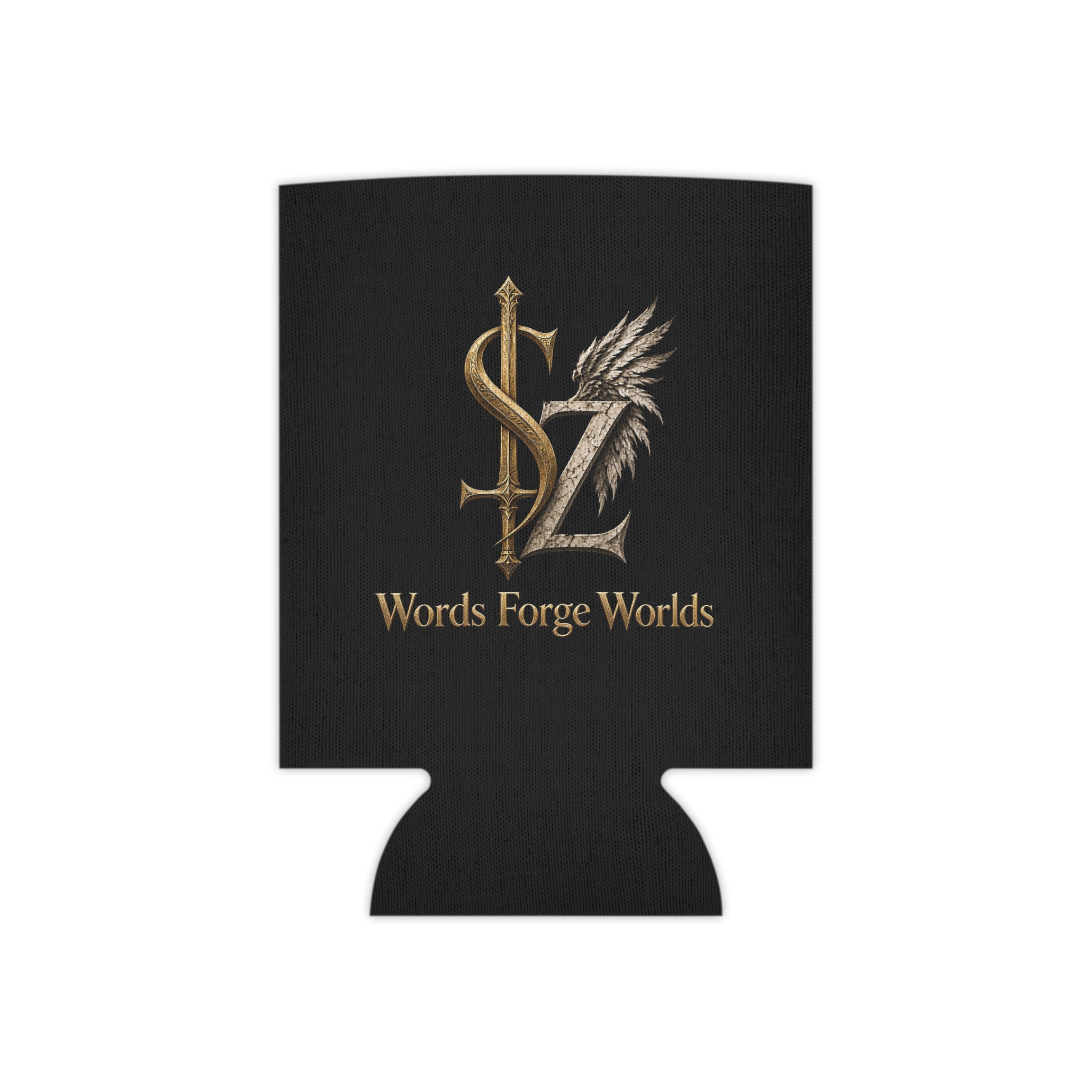 Words Forge Worlds Can Cooler/Koozie - Image 2